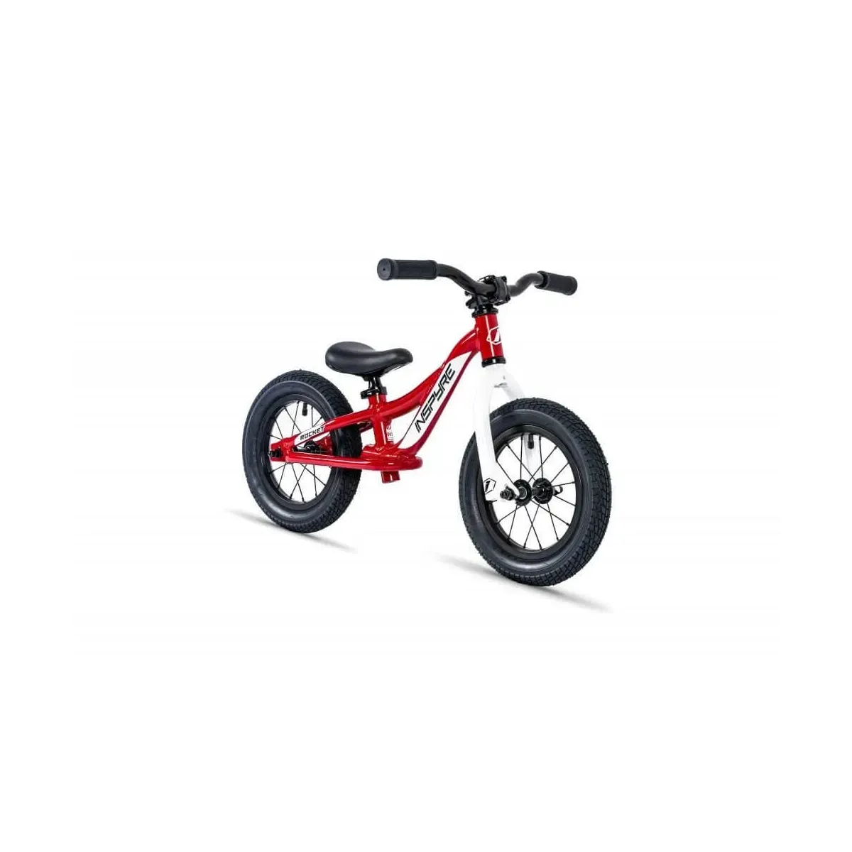 Inspyre Rocket Push Bike 12" Polish Red / White